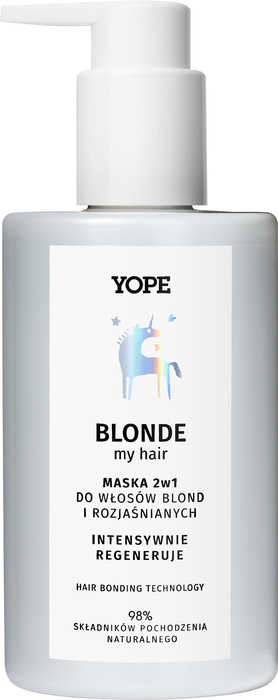 YOPE Blonde maska do włosów 2w1 300 ml puderikrem pl