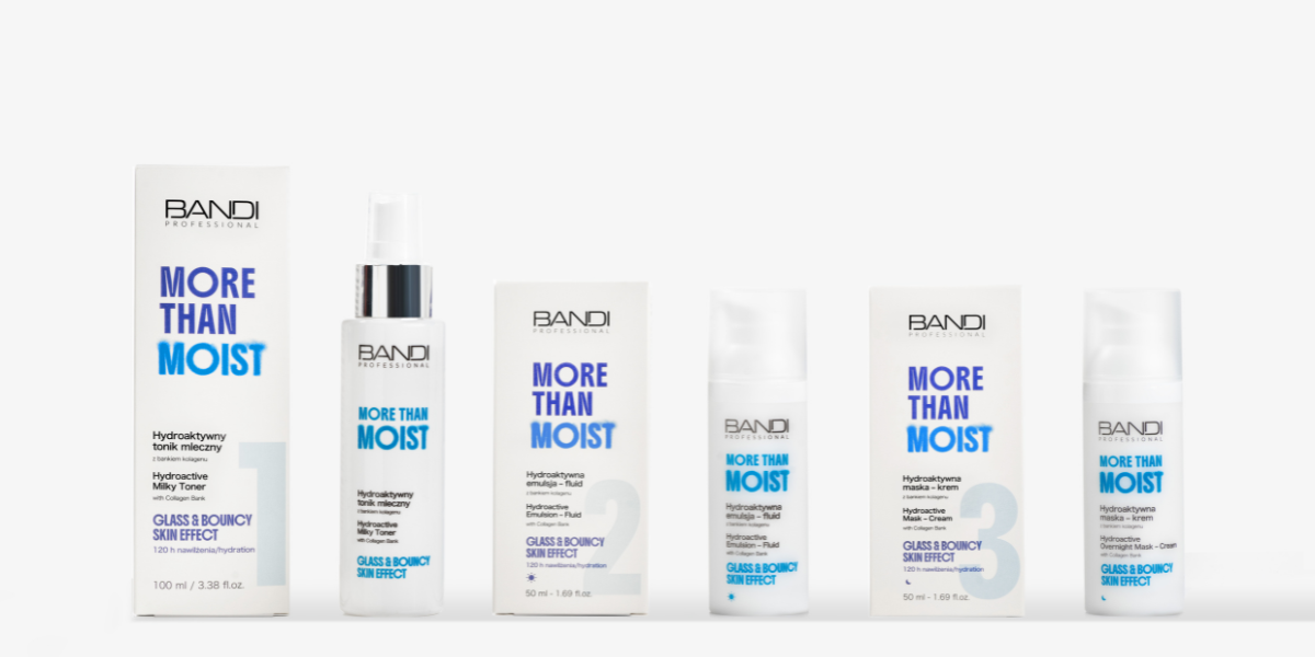 Linia More Than Moist – tonik, emulsja i maska BANDI