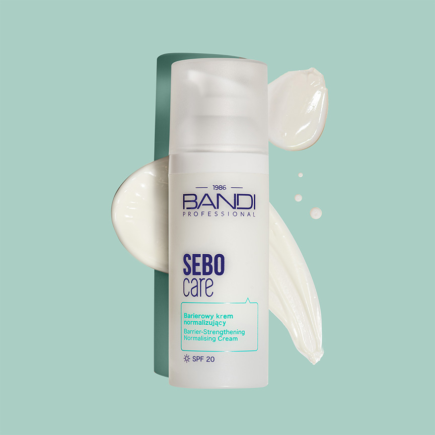 Naturalne składniki barierowego kremu normalizującego SPF 20 Bandi Professional Sebo Care