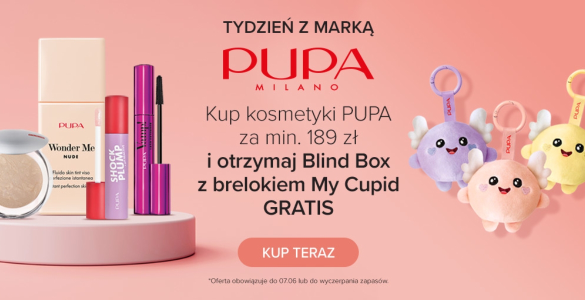 Tydzień z PUPA Milano – Blind Box z brelokiem My Cupid GRATIS