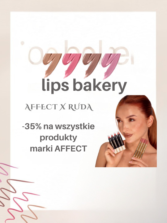 AFFECT x Ruda - poznaj Lipsbakery i zgarnij -35% na całą markę