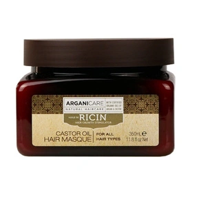 Arganicare Castor Oil maska stymulująca porost włosów, 350  ml