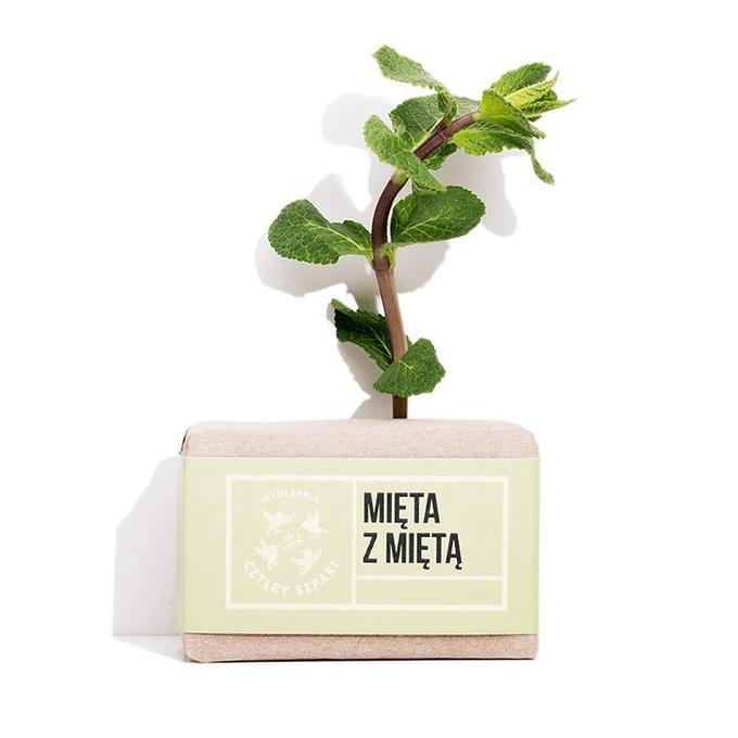 4 Szpaki Naturalne Mydło Mięta z Miętą