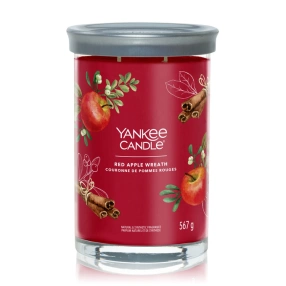 Yankee Candle Signature – Świeca Tumbler 2 knoty Red Apple Wreath, 567 g