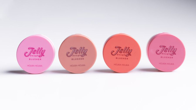 Holika Holika Jelly Dough Blusher - Kremowy róż do policzków AD05 Rose Jelly, 4,2 g