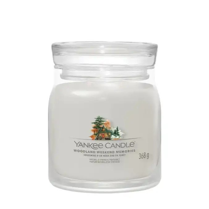 Yankee Candle SIGNATURE - WOODLAND WEEKEND MEMORIES - świeca średnia 368 g