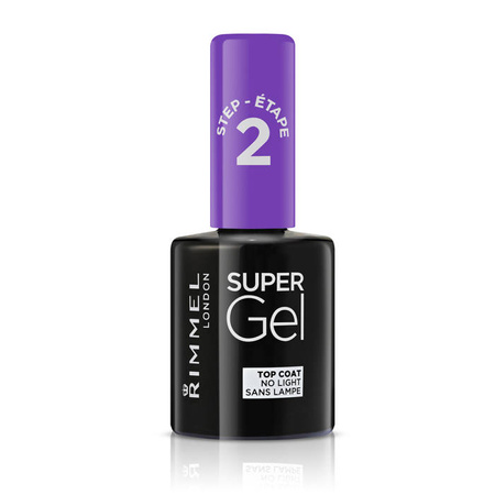 Super Gel Top Coat żelowy lakier utrwalający do paznokci 12 ml