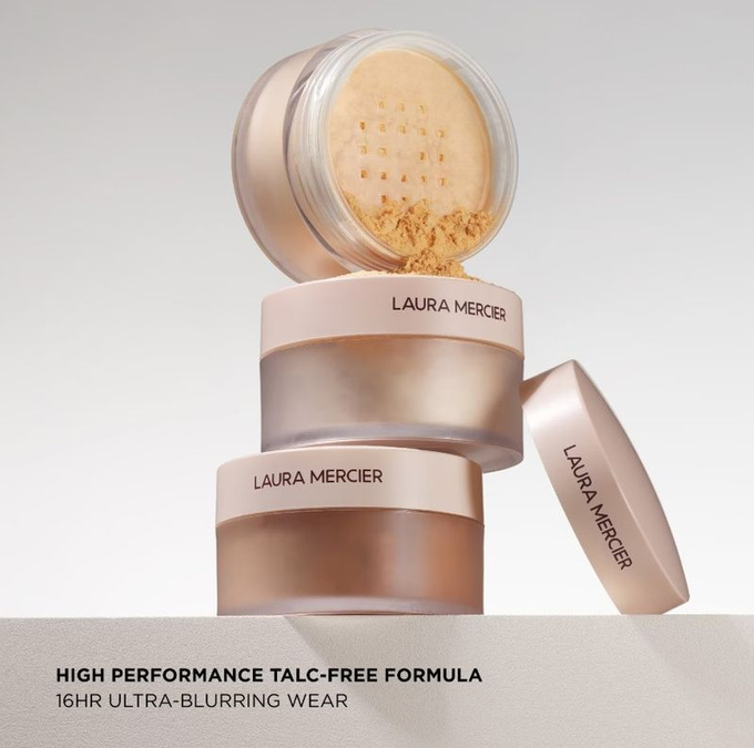 Laura Mercier Translucent Loose Setting Powder Ultra Blur - beztalkowy sypki puder utrwalający, Transparentny, 20 g