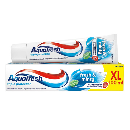 Aquafresh Triple Protection Fresh &amp; Minty pasta do zębów 100ml