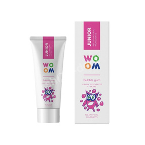 WOOM Junior Bubble Gum Pasta do zębów dla dzieci 6+, 50 ml