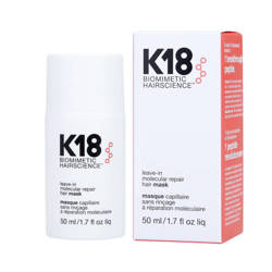 K18 Odbudowująca maska do włosów bez spłukiwania 50 ml