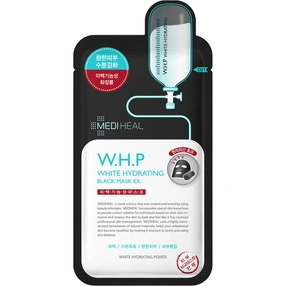 MEDIHEAL W.H.P White Hydrating Black Mask EX Rozjaśniająco-nawilżająca maska w płachcie, 25 ml