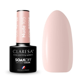 Claresa Soak Off UV/LED Nude lakier hybrydowy 105 5g