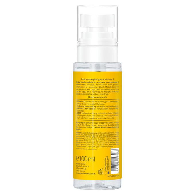 Miya superTONIC – Tonik antyoksydacyjny z witaminą C, 100 ml