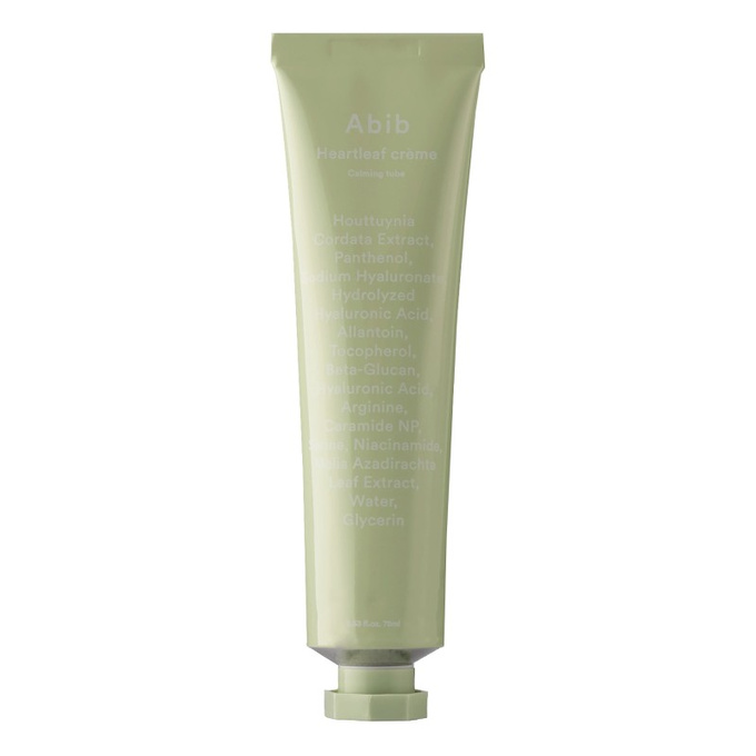 Abib Heartleaf Creme Calming Tube - Kojący krem do twarzy, 75 ml