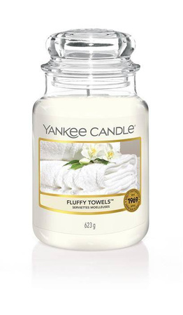 Yankee Candle - Słoik duży Fluffy Towels