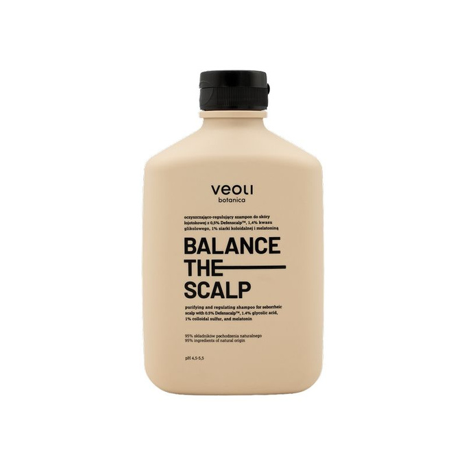 Veoli Botanica Balance The Scalp Szampon do skóry łojotokowej, 300 ml