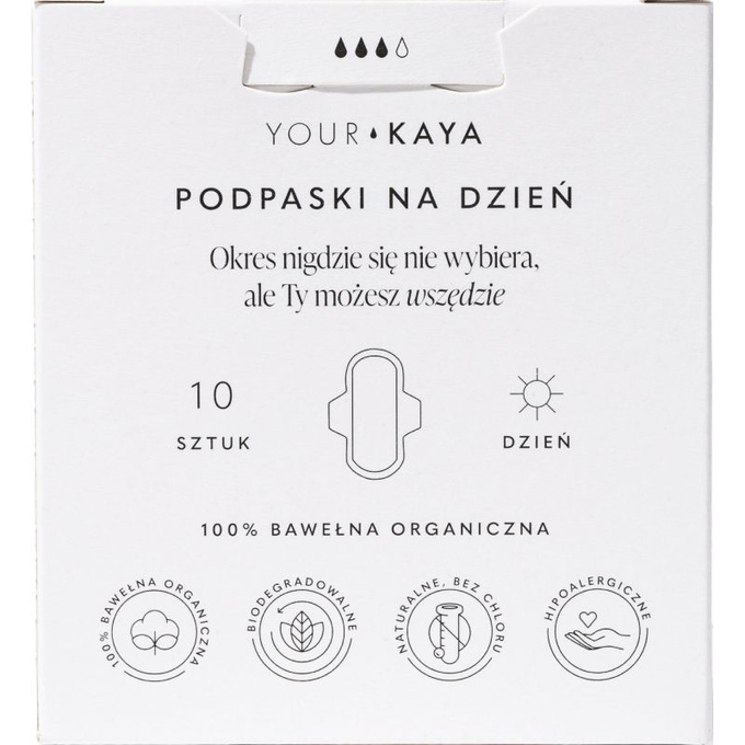 Your KAYA Podpaski na dzień, 10 szt.