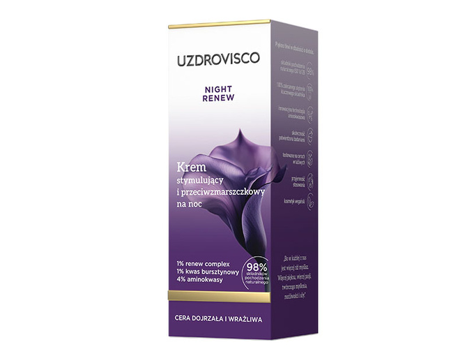 Uzdrovisco Night Renew Krem stymulujący i przeciwzmarszczkowy na noc 50 ml