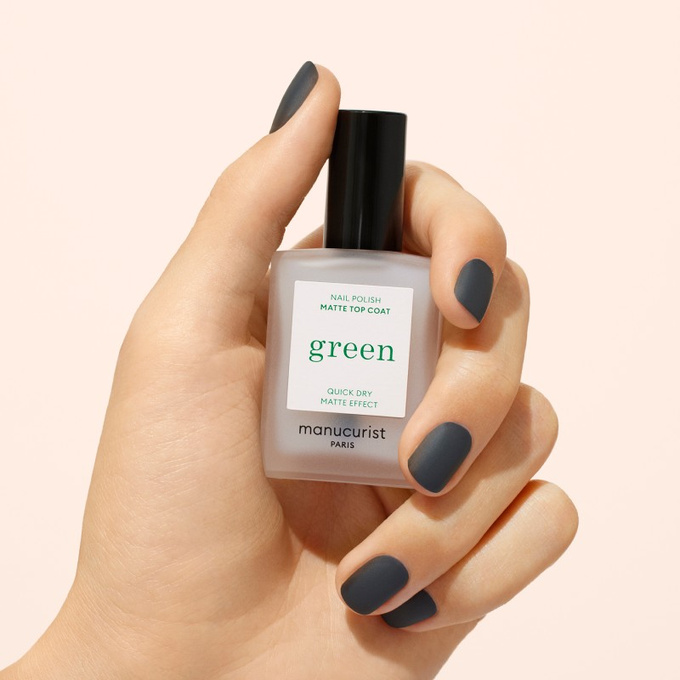 Manucurist Green Matte Top Coat, 15 ml