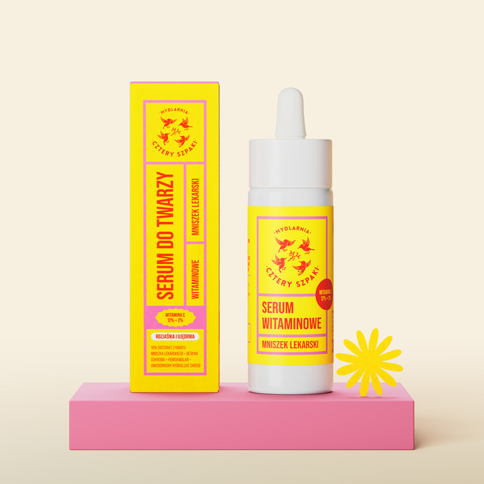 4 Szpaki Serum Witaminowe Mniszek Lekarski, 30 ml