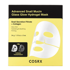 COSRX Advanced Snail Mucin Glass Glow Hydrogel Mask 3x34 g