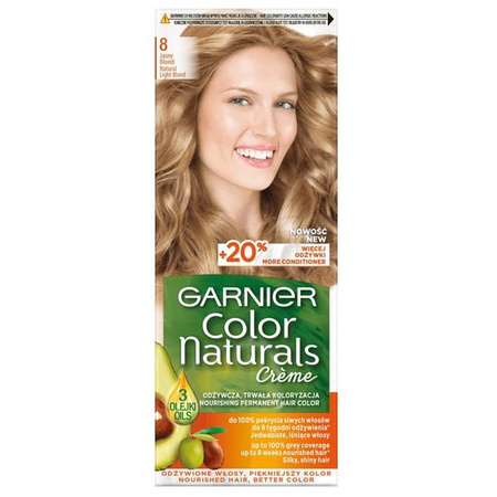 Color Naturals Creme krem koloryzujący do włosów 8 Jasny Blond