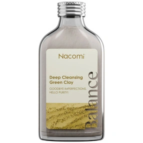 Nacomi Deep Cleansing Green Clay - Zielona glinka do twarzy, 100 ml