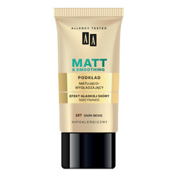 Make Up Matt podkład matująco wygładzający 107 Dark Beige 30 ml