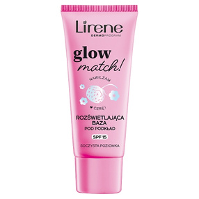 Lirene Glow Match! rozświetlająca baza pod podkład SPF15 30ml