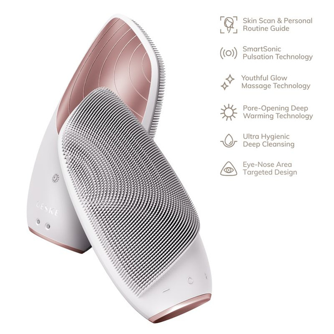 GESKE Szczoteczka soniczna do twarzy - Sonic Thermo Facial Brush 6 in 1