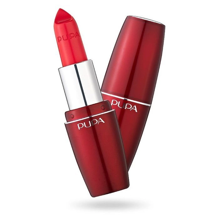 Pupa Milano Volumen Lippenstift – Farbe 403 Euphoria Red, 3,5 G, Feuchtigkeitsspendend & Voluminisierend