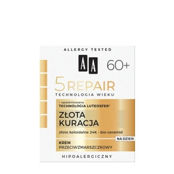 Technologia Wieku 5Repair 60+ Złota Kuracja dzienny krem przeciwzmarszczkowy 50 ml