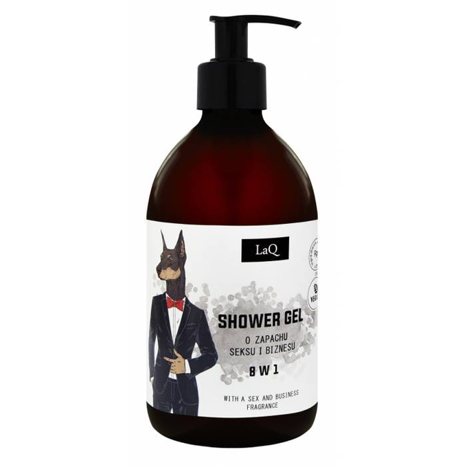 Żel pod prysznic 8w1 o zapachu seksu i biznesu Doberman 500 ml