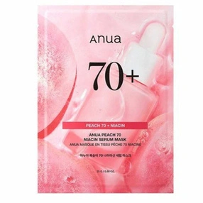 Anua Peach 70 Niacin Serum Mask, 25 g (1 sztuka)
