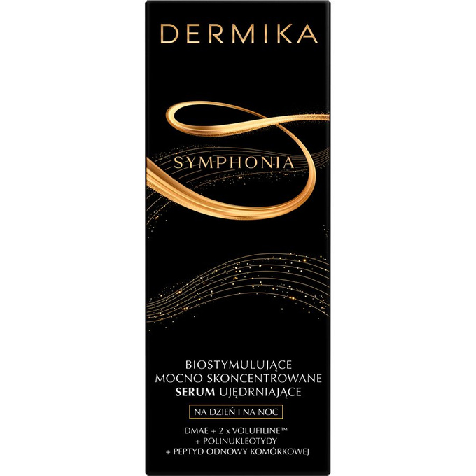 Dermika Symphonia Biostymulujące mocno skoncentrowane serum ujędrniające na dzień i na noc, 30 ml