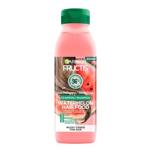 Fructis Watermelon Hair Food Shampoo rewitalizujący szampon do włosów cienkich 350 ml