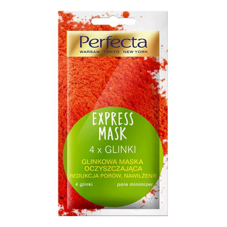 Express Mask glinkowa maska oczyszczająca Redukcja porów & Nawilżanie 8 ml