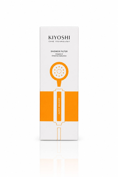 Kiyoshi Juicy Mango – filtr prysznicowy z witaminą C o zapachu soczystego mango, 95 g