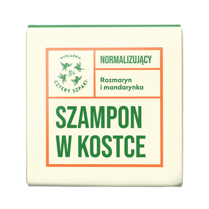 4 Szpaki Szampon normalizujący - Rozmaryn i Mandarynka