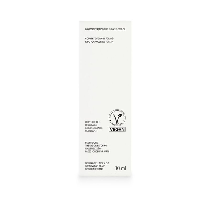 MINISTERSTWO. Olej z nasion malin, 30 ml
