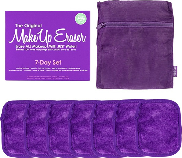 The Original MakeUp Eraser 7-Day Set Queen Purple