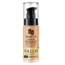 Make Up Filler podkład wypełniający zmarszczki 107 Dark Beige 30 ml