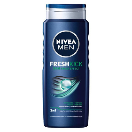 Men Fresh Kick 3w1 żel pod prysznic 500 ml