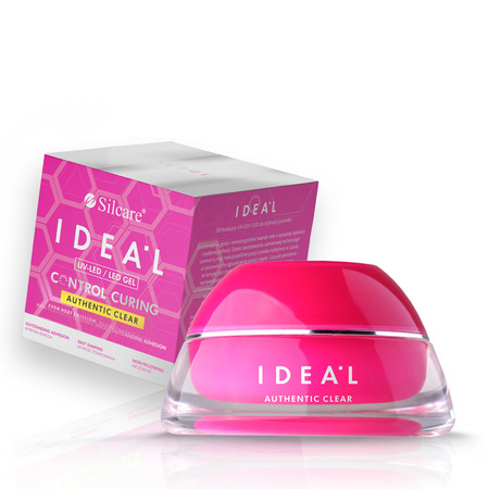 Ideal UV/LED Gel żel budujący do paznokci Authentic Clear 50g