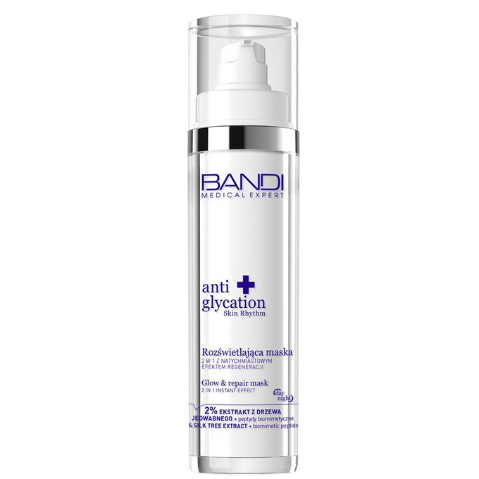 Bandi Anti Glycation Skin Rhythm - Rozświetlająca maska 2w1, 50 ml