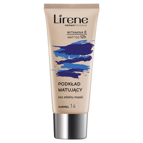 Lirene Nature Matte podkład matujący do twarzy 14 Karmel 30ml