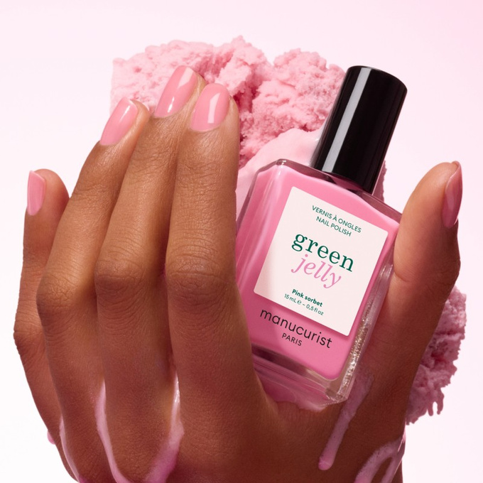 Manucurist Green Jelly Lakier do paznokci - Pink Sorbet, 15 ml