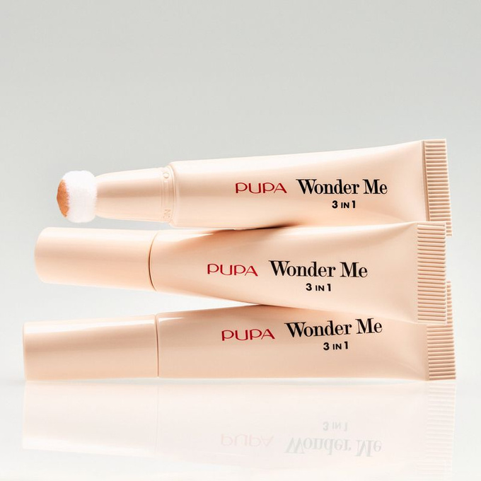 PUPA Milano Wonder Me Wielofunkcyjny korektor 3w1 020 Light Beige, 7,5ml