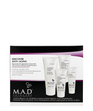 M.A.D Skincare Zestaw kosmetyków dla skóry dojrzałej o silnym działaniu przeciwzmarszczkowym 96,7 ml